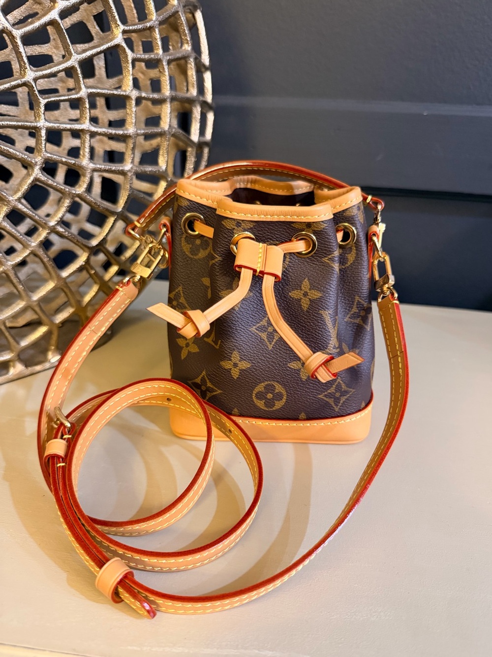 Louis Vuitton Noé Purse Monogram Canvas Bucket Crossbody | Microchipped